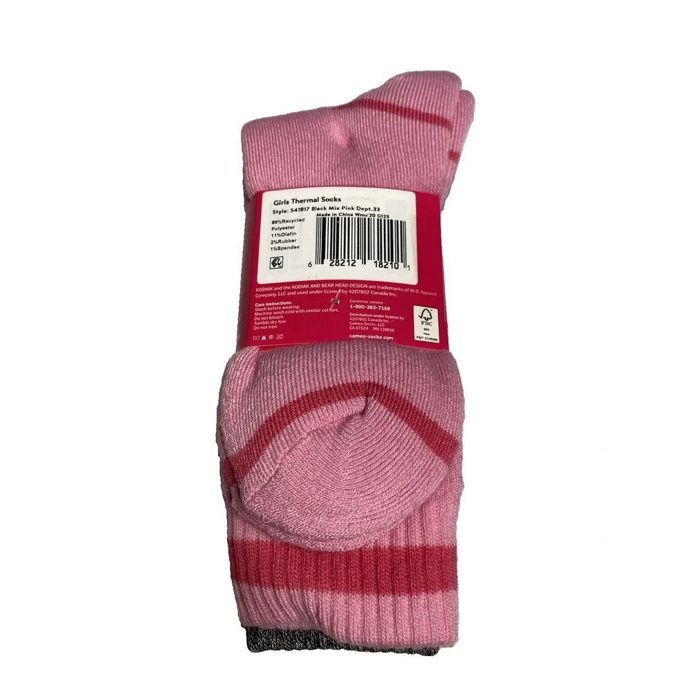 kodiak girls thermal creek socks 2 pairs 1 pack size large 4 -‎ 10